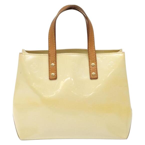 LOUIS VUITTON Monogram Vernis Reade PM Hand Bag Perle M91336 - Picture 2 of 12